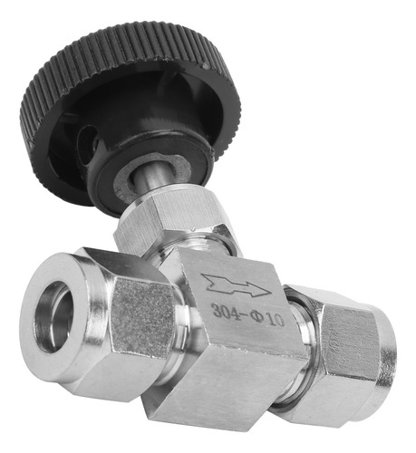 Válvula De Aguja De Acero Inoxidable F10 304 De 2 Vías De Al