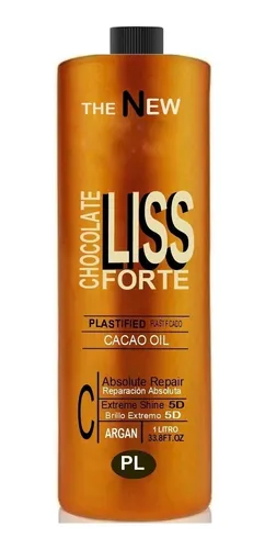 Alisado Chocolate Profesional Plastificado 1 Litr Envio Pais