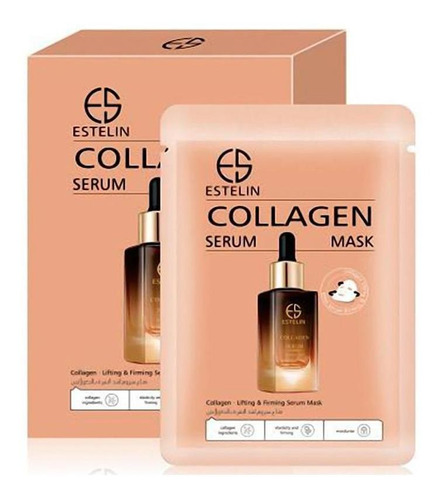 Estelin Collagen Serum Mask 10 Pecas - Mascaras De Colágeno