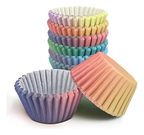 Mini Moldes Para Cupcakes, 300 Unidades De Grado Alimenticio