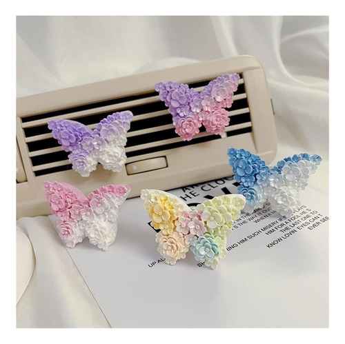 Molde De Silicona Flores Mariposas Velas Aromáticas -