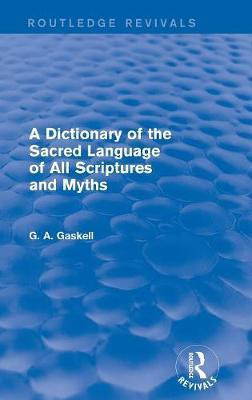 Libro A Dictionary Of The Sacred Language Of All Scriptur...