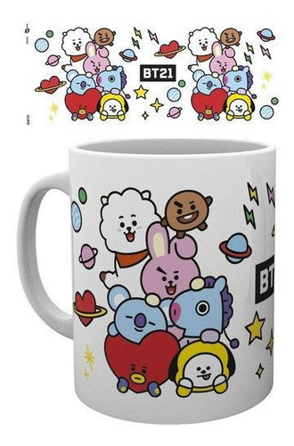 Taza Bts Bt21 Rj Koya Mang Cooky Shooky Tata Chimmy