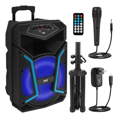 Portable Bluetooth Pa Speaker System Pyle Pphp122sm 800w