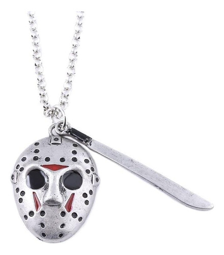 Zwyqwn Jason Machete Collar Llavero Tv Películas Regalos