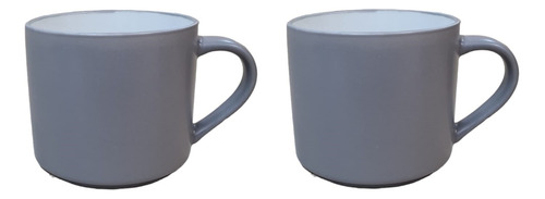 Set X 2 Taza 370 Ml Ceramica Tazon 