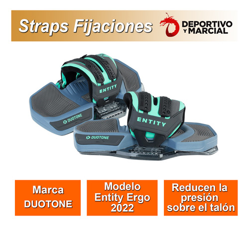 Straps Kitesurf Duotone Entity Ergo Fijaciones Footstraps 22