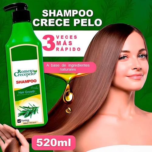 Shampoo Romero Crecepelo Nevada X 520 Ml