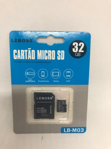 Cartão De Memória 32gb Sdhc Uhs-i Com Adatador Promoção