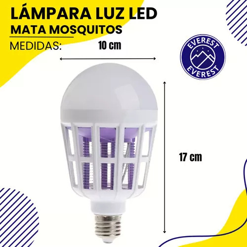 Lámparas Led Mata Moscas Y Mosquitos Luz Eficaz Para Eliminar Insectos De Alta Calidad Everest