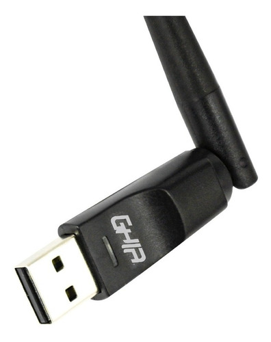 Adaptador De Red Ghia Usb 2.0 Con Antena 20db 150mbps 2.4ghz