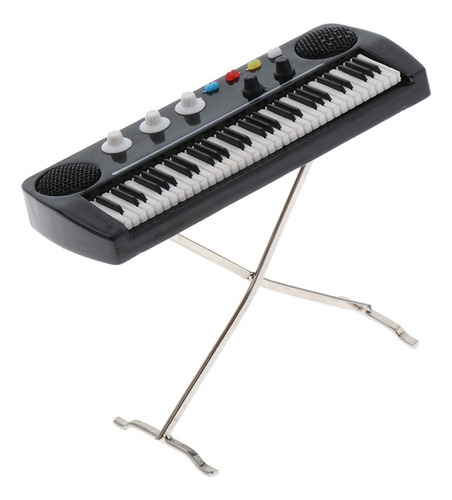 Imagen 4 de 12 de Paquete De 2 Teclados En Miniatura A Escala 1/12 Con Tuba