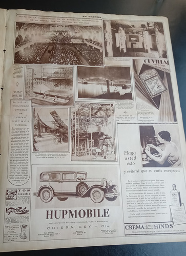Suplemento La Prensa 1928 Ajedrecistas Arg. Jjoo Ámsterdam (Usado)