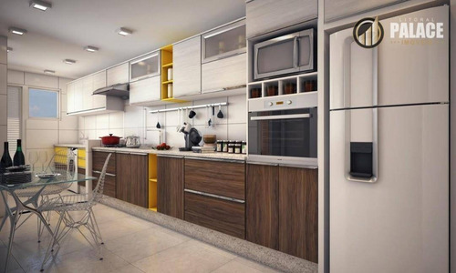 Apartamento Com 2 Dormitórios À Venda, 80 M² Por R$ 515.000,00 - Caiçara - Praia Grande/sp - Ap2646