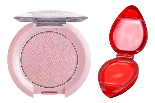Imagem 5 de 5 de Kit Maquiagem Infantil Completo Blush Batom Sombras Bz122