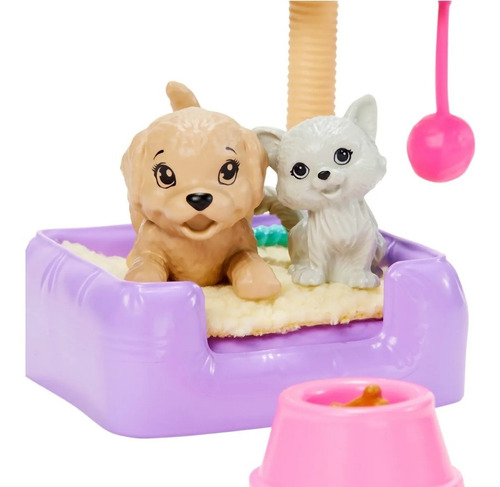 Set Cuidado Para Las Mascotas Mattel Barbie Estate