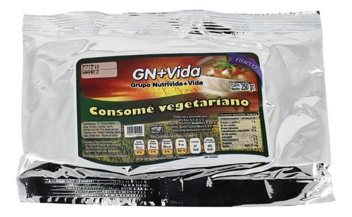 Consome Vegetariano Vegano De 250g Buen Sabor