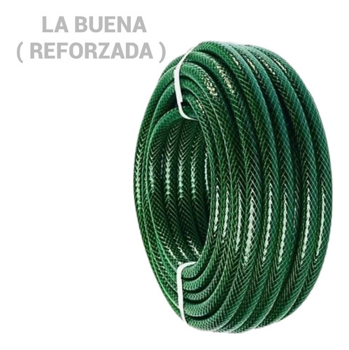 Manguera Riego Culebra Verde 1 PuLG Kit 5 Metros Nueva