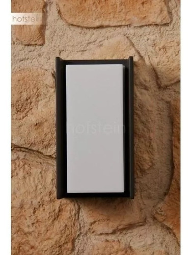 Aplique Para Exterior Philips Ecomoods Negro / Blanco