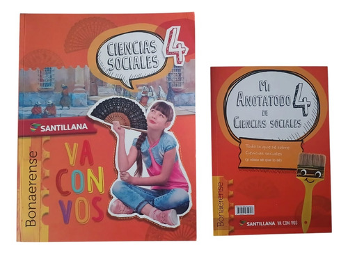 Ciencias Sociales 4 - Serie Va Con Vos - Santillana (Usado)