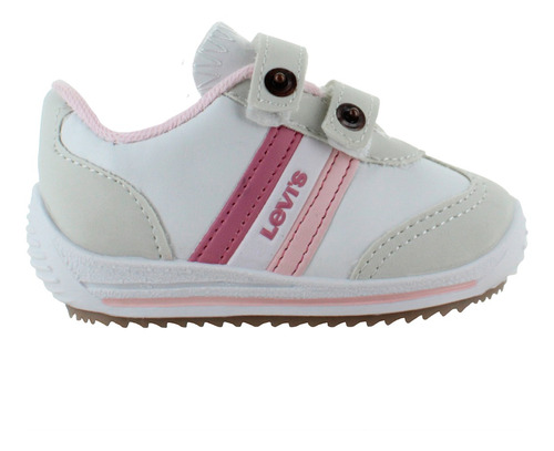 Levis Tenis Moda Casual Vestir Urbano Blanco Niña Bebe 83213