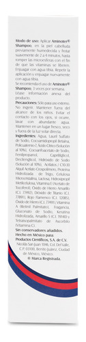 Aminoter Shampoo Reparación Y Protección Microesferas 300ml