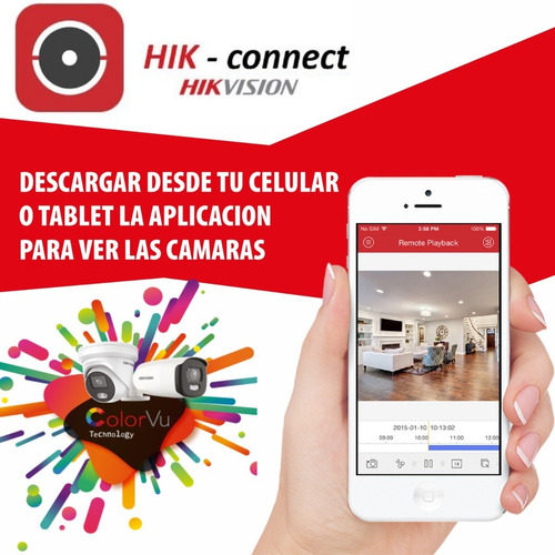 Imagen 7 de 10 de Kit Seguridad Hikvision Dvr 4 + 3 Camaras