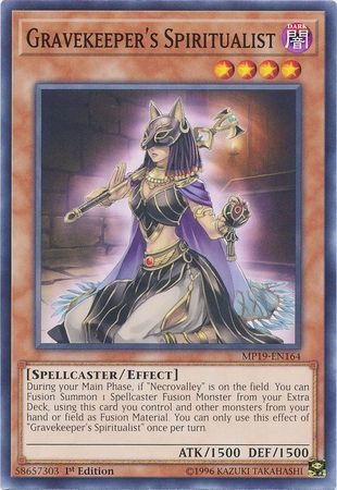 Yugioh! Gravekeeper's Spiritualist - Mp19-en164