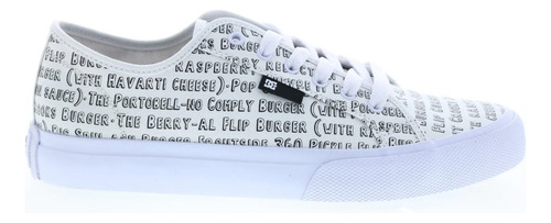 Tenis Dc Skate Burger Color Hueso Talla 31 (Usado)