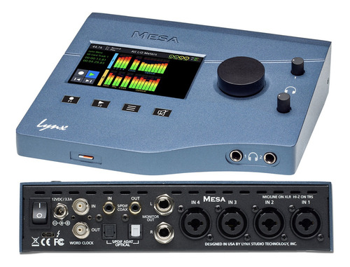 Lynx Studio Mesa Conversor Interface De Áudio Thunderbolt 3 Azul
