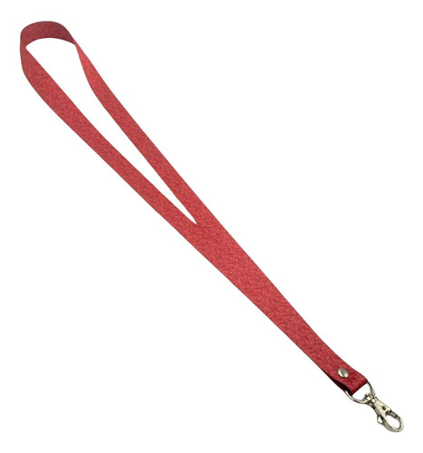 Lanyard Clínico Estampado Flores Color Rojo - Aurísima ®