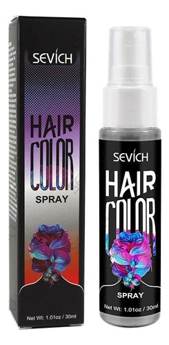  Spray Tintur A Temporal Para Cabello Colores Fantasía Sevich Tono Gris