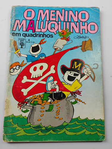 Gibi Hq Menino Maluquinho N° 4 Editora Abril Raro De 1990 (Usado)