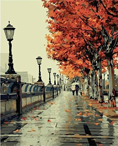 Diy Pintura Al Óleo, Pintura Por Número Kit- Amor Romántico