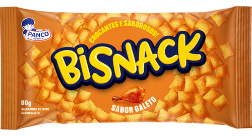 Salgadinho De Trigo Tipo Torcida Panco Snacks Galeto 80 G