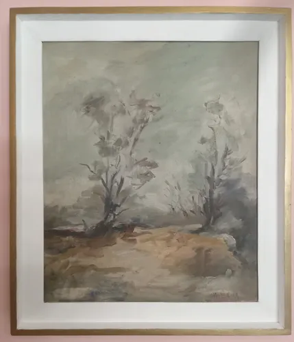 Cuadro Al Óleo Firmado Dante Cola, Mide 61x71cm. (Usado)