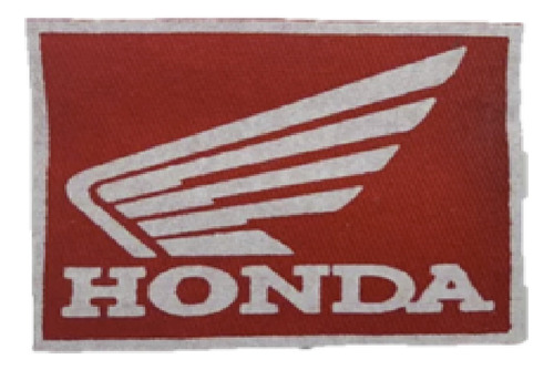 Parche Estampado Termoadhesivo Hondas Rojo 8x7 Cm.