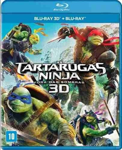 Blu-ray 3d + 2d As Tartarugas Ninja: Fora Das Sombras - Orig