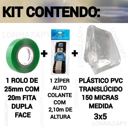Salva Ambiente Reforma Obra Isolador De Poeira Com Zíper