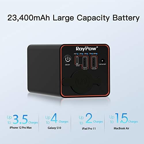 Cargador Portatil Usb 23,400 Mah Roypow C86