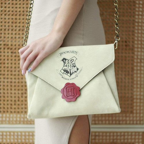Imagen 4 de 10 de Bolsa Harry Potter Carta De Hogwarts Bioworld Original