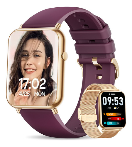 Reloj Inteligente 1.69'' Mujer Bluetooth Smartwatch  Deporte