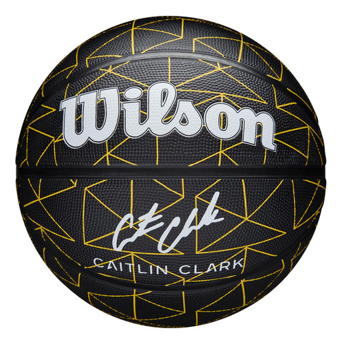 Basketball Wilson Caitlin Clark Repetition Black/yellow Sz 6