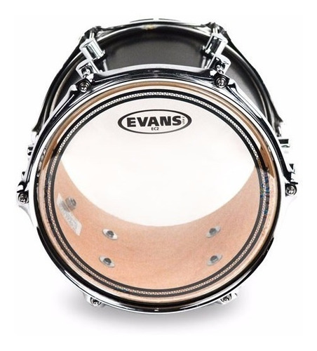 Imagen 2 de 7 de Parche Evans Ec2 Hidraulico Clear Capa Doble 16 Pulgadas