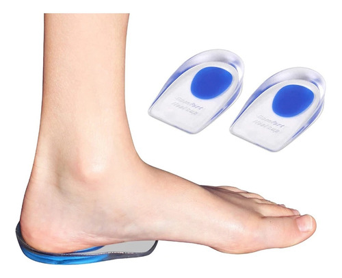 Taloneras Plantillas Gel Silicona Fascitis Plantar Espolón