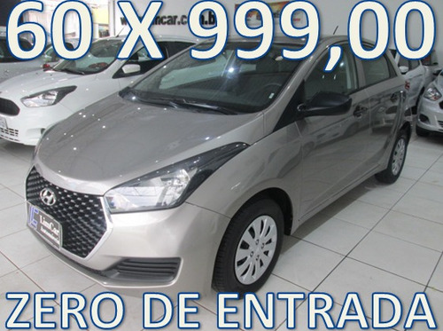 Hyundai Hb20 Ano 2019 Zero De Entrada Trabalhe Em Aplicativo