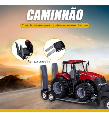 Trator Roda Livre - Case Agriculture - Magnun 340 - Usual Brinquedos