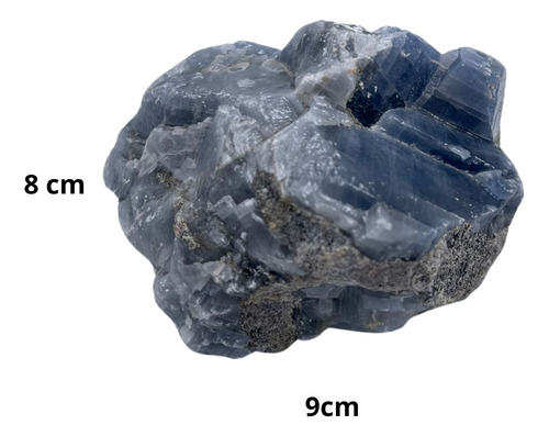 Hermosa Piedra Calcita Azul En Bruto,637g