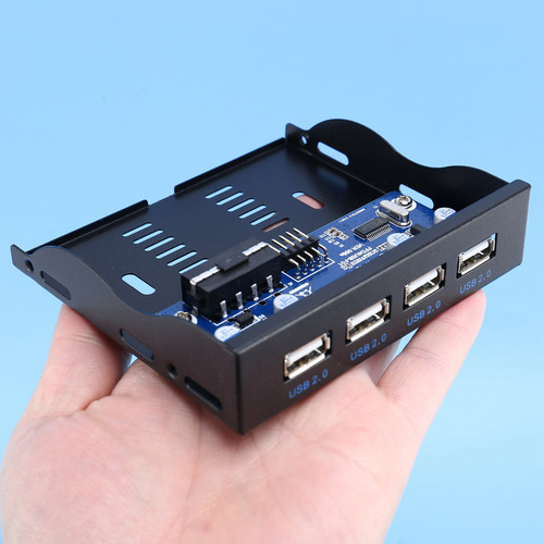 Disquete De 3,5 Polegadas 4 Hub Usb 2.0 Painel Frontal Usb2.