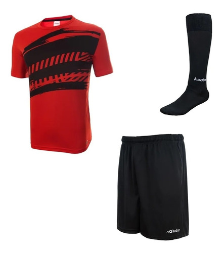 Camiseta Futbol Deportiva Short Liso Medias Conjunto Adulto